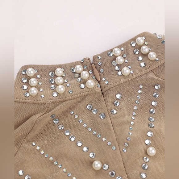 Rhinestone Mini Dress - Picture 5 of 5